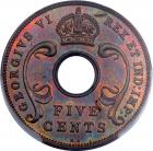 East Africa & Uganda. 5 Cents, 1939-KN. PCGS SP65 - 2