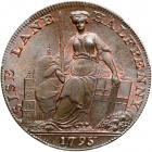 Great Britain - Middlesex. Halfpenny, 1795. PCGS MS65 - 2