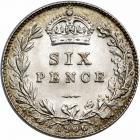 Great Britain. Sixpence, 1906. NGC MS65 - 2