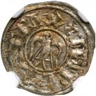 Italian States - Sicily. Denaro, ND (1194-96). NGC AU58