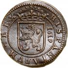 Spain. 8 Maravedis, 1619 (Segovia). NGC AU58