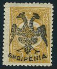 Albania, 1913, 5a ocher Eagle overprint