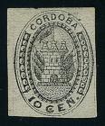 Argentina, 1858, 10c ' black Cordoba'