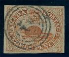 Canada, 1851, Beaver, 3d red, laid paper