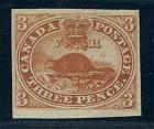 Canada, 1852, Beaver, 3d red