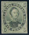 Canada, 1855, Prince Albert, 6d greenish gray