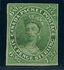 Canada, 1857, Queen Victoria, 7½d green