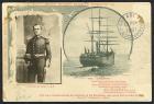 Great Britain, 1901, SS Discovery Antarctic Expedition card