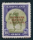 1945, 10öre-5kr Liberation complete, scarcer overprint colors