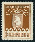 1930, parcel post 3kr brown, Thiele II, perf 11.5