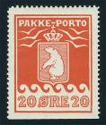 1915, parcel post 20 öre red, Thiele II, perf 11.5 (3 sides)