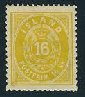 1873, 16sk yellow, inverted watermark