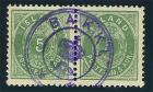 Bakki crown cancel, type C2, Facit #120