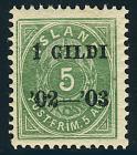 1902, 5a green, black "I GILDI", perf 12.75