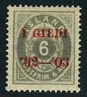 1902, 6a gray, red "I GILDI", perf 14x13.5