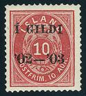 1902, 10a carmine, black "I GILDI", perf 14x13.5