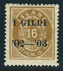 1902, 16a grayish brown, black "I GILDI", perf 14x13.5