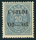 1902, 20a dull blue, black "I GILDI", perf 14x13.5
