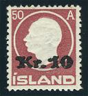 1925, Kr. 10 on 50a claret