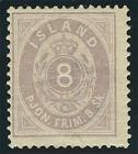 Official, 1873, 8sk red lilac