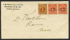 Nicaragua-Mosquito Coast, 1894, 1c & 2c (x2) overprints on cover