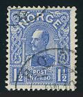 Norway, 1909, 1.50 kr Haakon VII ultramarine, type II