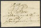 Sweden, 1752, 'crown coil' postmark on royal court notice