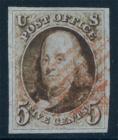 USA, 1847, 5¢ red brown, graded XF 90