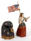 Hand Carved Wood Folk Art Pieces