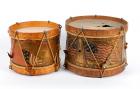 Two Late 19th Century Patriotic Toy Snare Drums