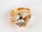 Lady's Diamond, 14K Yellow Gold Wedding Ring Set