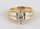 Lady's Diamond, 14K Yellow Gold Ring