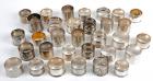 Large Lot of Sterling Napkin Holders
