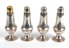 2 Sets of Sterling Salt and Pepper Shakers