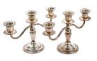 Set of Sterling Candelabras