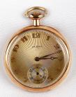 Waltham 14K Yellow Gold Open Face Pocket Watch