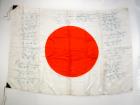 Japanese Flag Signed in Sugamo Prison by General Tojo and 24 Other Class A War Crimes Prisoners