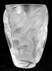 Large Lalique Vase of Flying Martinets