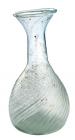 Roman. Intact Clear Pale Green Glass Flask, ca. 3rd Century AD.