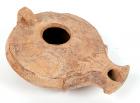 "Daroma" Oil Lamp with Pomegranate Tree, ca. 100 - 150 AD