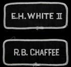 Apollo 1, 1967, Ed White & Roger Chaffee Original Name Tags - 2