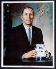 1970, Apollo 13, Jack Swigert signed color portrait litho