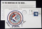 1971, Apollo 15 crew signed insurance cover