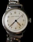 Vintage Jeager Le Coultre White Metal Wristwatch