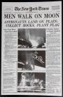 1969 Buzz Aldrin signed NY Times Moon Walk front page photos (x5)