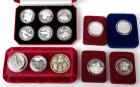 1990s Apollo 11 silver medallions & coins (x13)