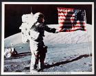1980 Ron Evans signed NASA color litho