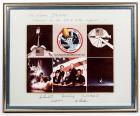 1983, STS-83 Crew Signed Display - 2