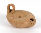 Roman. Round Discus Oil Lamp, ca. 3rd Century AD