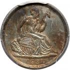 1837 Liberty Seated H10C. No Stars, Lg Date PCGS MS64